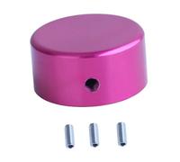 Amagogo Pedal de aluminio Pedal Foot Foot-Foot con tornillos de ajuste y llave llave perilla de pedal no deslizante para pedales de efecto, PÚrpura