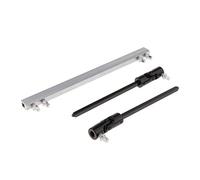 Amagogo Pedal de enlace de Pedal de tambor doble plateado de 31cm Eje de transmisión DIY para kit de batería Piezas de instrumentos de percusión Accs