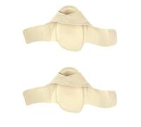 Amagogo Plantillas con Soporte del Arco Almohadilla Férula Tobillera Banda Correctora Envoltura Amortiguadora Material Transpirable Bajo Calcetines O Piel, Piel, L