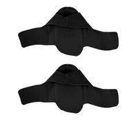 Amagogo Plantillas con Soporte del Arco Almohadilla Férula Tobillera Banda Correctora Envoltura Amortiguadora Material Transpirable Bajo Calcetines O Piel, Negro, M