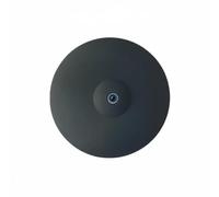 Amagogo Platillo Electrónico Accesorio para Batería Almohadilla Musical Control Sensible en Toda la Superficie Función Silenciosa Goma Duradera Adecuado para Orquestas y Estudio, 16 Pulg Tri-gatillo