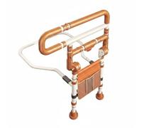 Amagogo Plegable de Cama Asidero Apoyo Protector con Empuñadura Firme y Estructura Sólida Que Aporta al de Noche Adecuada para Mayores Dormitorio Cuidado en Casa, Naranja, Plegable Sin Luz