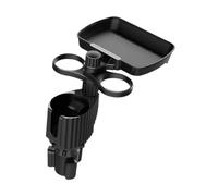 Amagogo Porta Vasos Expandible para Auto Soporte Ajustable para Bebidas y Botellas Bandeja de Alimentos Accesorio Interior Automotriz Instalación Sencilla y