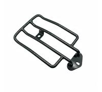 Amagogo Portaequipajes de Portaequipaje Parrilla Soporte Trasero Estante de Acero con Marco Rectangular y Fijación Estable Adecuado para Llevar Bultos y Uso Diario en Carretera, Negro, Pequeño
