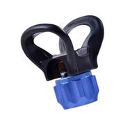 Amagogo Protector de boquilla para pulverizador de pintura, repuesto, accesorios, a prueba de fugas, montaje, asiento de boquilla universal, fácil, Azul