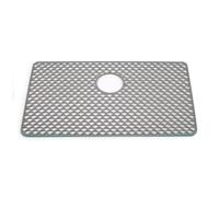 Amagogo Protector de Fregadero de Silicona con Fácil Drenaje y Material Apto para Alimentos Adecuado para Cocina Familiar y Prevención de Rayaduras, Gris, 72CM Agujero Central Superior