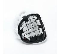 Amagogo Protector Facial Artes Marciales Casco Protector Casco Sparring Casco Taekwondo Ventilación Adecuado para Adultos Adolescentes Escuelas de Artes Marciales, White, L