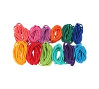 Amagogo Recambios de bucles de Telar, bucles elásticos para agarraderas, bucles de Tejido Artesanal, 12 Colores 192 Piezas