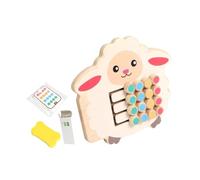 Amagogo Rompecabezas Deslizante de combinación de Colores, Juguete para Desarrollo de motricidad Fina, Aprendizaje de cognición de Colores, Preescolar para, Oveja