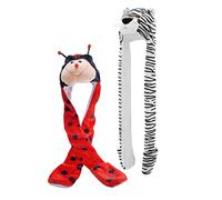 Amagogo Set de Complementos Divertidos para Disfraz de Orejas, Patas, Cola, mariquita tigre