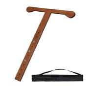 Amagogo Soporte de apoyo para tope de anclaje de clavija de, portátil, con estabilidad mejorada, antideslizante, para estudiantes, espectáculos y, Marrón Claro