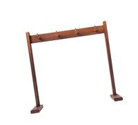 Amagogo Soporte de madera para carillón, fácil de montar, multifuncional, estable, para exhibición de gongs, para, Pequeño