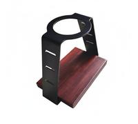 Amagogo Soporte para Cafetera Soporte Goteador Base Pedestal Estructura Marco Accesorio Café Hecho en Acero al Carbono y Madera Adecuado para Hogar Cafetería Barra de Café