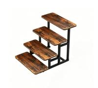 Amagogo Soporte para Postres de Múltiples Niveles Expositor Estante Bandeja Organizador con Diseño Escalonado de 4 Niveles para Maximizar Visibilidad Adecuado para Bodas Cumpleaños Dulces Cocina