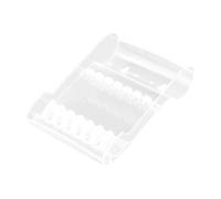 Amagogo Soporte para tijeras de peluquería, estuche resistente profesional para tijeras de corte de pelo, expositor, caja de almacenamiento para peluqueros, Claro