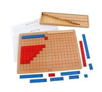 Amagogo Tablero de y resta, Tablero de de y resta, de Madera, Material de Juguetes matemáticos de observación y coordinación para niños