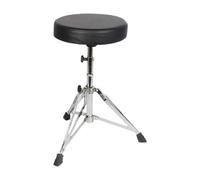 Amagogo Taburete de asiento de batería, trono de tambor, silla de tambor de servicio pesado ajustable de altura, taburete de tambor acolchado para jugador de