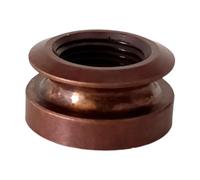Amagogo Tapa de clavija de cola de pastilla, tornillo de fijación de clavija del extremo, botones de correa de punta del extremo del, MarrÓn