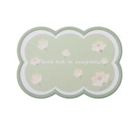 Amagogo Tapete para el salpicadero del automóvil, diseño versátil y Funcional, Loto pequeño Verde