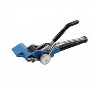 Amagogo Tensor de Flejes Manual de Trinquete Herramienta Tensora con Ajuste Preciso Rueda de Tensión Mango Ergonómico Acero y Goma Adecuado para Embalaje, Herramienta Tipo Engranaje