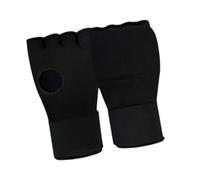 Amagogo Vendas de Gel para Boxeo para niños, Guantes Interiores de Boxeo, Protector Ajustable para Entrenamiento de Boxeo, Medio para MMA, Negro