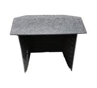 Amagogo Vocal Portátil Insonorizada, Pequeño Estudio de Grabación de Escritorio para Filtrar Ruido, Cubierta Absorbente Vocal para Músicos con, Negro Interior