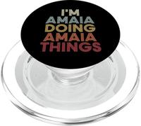 Amaia Name Amaia Personalized Name First Given PopSockets PopGrip para MagSafe
