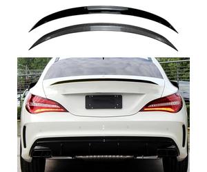 AMAIR Alerón Trasero del Coche para Mercedes-Benz CLA-Class C117 CLA200 260 CLA45 AMG 2013-2019,Maletero Trasero Spoiler Wing Lip Cola Trasera Alas Spoiler,A/Black
