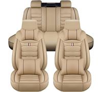 AMAIR Fundas Coche Asientos para BMW X3 E83 2004 2005 2006 2007 2008 2009 2010,Antideslizante Juego Completo Cubre Asiento Coche de Protectores,A/Beige-Luxurious