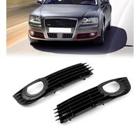 AMAIR Rejilla para Radiador Delantero para Audi A8 Quattro 2006 2007 2008 4.2L 6.0L,Rejilla Ventilacion Parrilla Parachoques Delantero Accesorios Coches