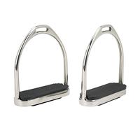 AMAKO Estribos para Montar a Caballo de Acero Inoxidable, Sillas de Montar Ecuestres Ligeras Antideslizantes, Accesorios para Jinetes Experimentados y Entusiastas de los Caballos