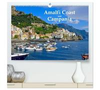 Amalfi Coast and Campania (High Quality Premium Wall Calendar 2026 DIN A2 landscape),CALVENDO 12 Month Wall Calendar: One of the most beautiful regions of Italy