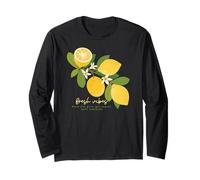 Amalfi Coast Italy Sorrento Capri Fresh Lemons Manga Larga