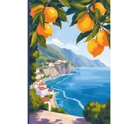 Amalfi Coast Italy Travel Journal: A lined 6x9 notebook to write about your Italian Europe Vacation