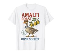 Amalfi Coast Silly Goose Honk Society Summer Camiseta