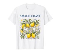 Amalfi Costa Ciao Italia Limones La Dolce Vita Gráfico Camiseta