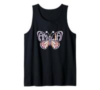 Amalia Butterfly - Arte de Palabras con Nombre Personalizado Camiseta sin Mangas