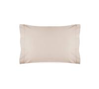 Amalia Home Collection Funda de almohada algodón egipcio Percal 400 H Amalia Home Collection. Beige 50 x 85 cm