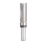 Amana Tool 45366 - Plantilla de inmersión con punta de carburo 3/4 de profundidad x 2 canales x 1/2 pulgada SHK con rodamiento de bolas superior, 2 brocas de enrutador de flauta