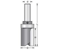 Amana Tool - 45485 Plantilla de inmersión con punta de carburo 3/4 de diámetro x 3/4 x 1/4 pulgadas Shan