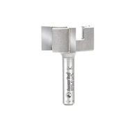 Amana Tool 45525 Punta de carburo de 1-1/8 Diámetro x 1/2 CH x 1/4 Shk x 1-19/32 Alerón largo Superficie y Aplanamiento 3 Flaed Broca de enrutador