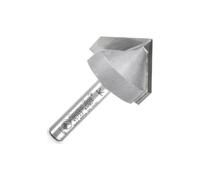 Amana Tool - 45722 Tuerca en V de metal duro, 90 grados x 2,5 cm de diámetro x 3/4 x 1/4 vástago