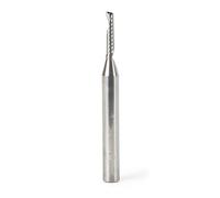 Amana Tool - 51445 Carburo sólido CNC espiral 'O' flauta única, corte de plástico 1/8 de diámetro x 5