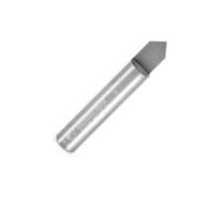 Amana Tool - 51710 Solid Carburo V-Groove 1/4 Dia x 3/8 x 1/4" Shank x 1-Flute