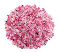 AMANDELIZABE 60 g de confeti rosa para bodas y cumpleaos, decoracin de mesa, confeti brillante multicolor, decoracin de globos y cajas de regalo