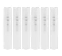 AMANDELIZABE 7 unidades Mini Perfume Recargable 5 ml Pulverizador de Perfume Vacío Botellas de Spray de Viaje Contenedor de Plástico Fragancia Bomba Caso Portátil Perfume Botella Aerosol para Viajes
