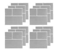 AMANDELIZABE Kit de reparación de mosquiteras de 12 piezas, cinta adhesiva fuerte, para reparar agujeros de puerta para prevenir los molestos