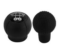 AMANDELIZABE Pomo de cambio, pomo de cambio universal, palanca de cambio coche con 1 funda de silicona para cambio, para sustituir piezas viejas, camiones, autobuses