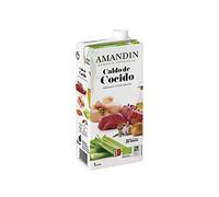 Amandin Caldo de Cocido - Paquete de 6 x 1000 ml - Total: 6000 ml