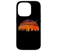 Amanecer Puesta Del Sol Bandada De Aves Formación Montaña Carcasa para iPhone 14 Pro